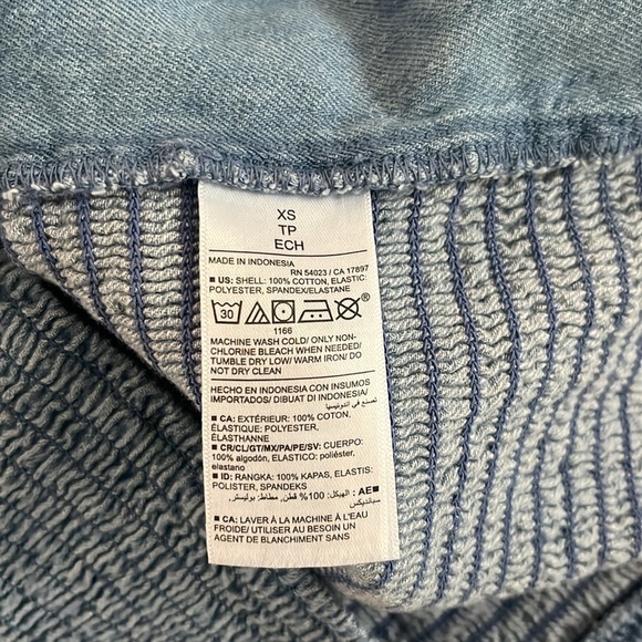 Old Navy Fitted Tie Cropped Jean Corset Cami Top for Women SZ XS - Picture 4 of 6